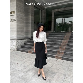 Chân váy dài đuôi cá nữ tính Fishtail Skirt Maxy Workshop