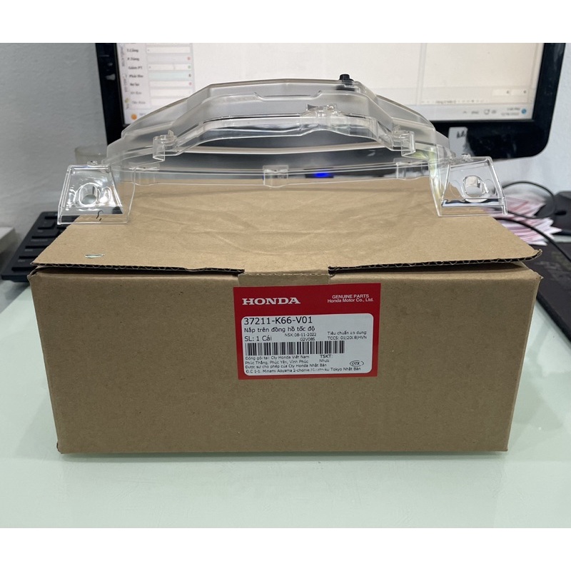 Mặt Kính Đồng Hồ AIR BLADE 125  2016-2019. chốt công tắc mặt kính đồng hồ Chính Hãng Honda