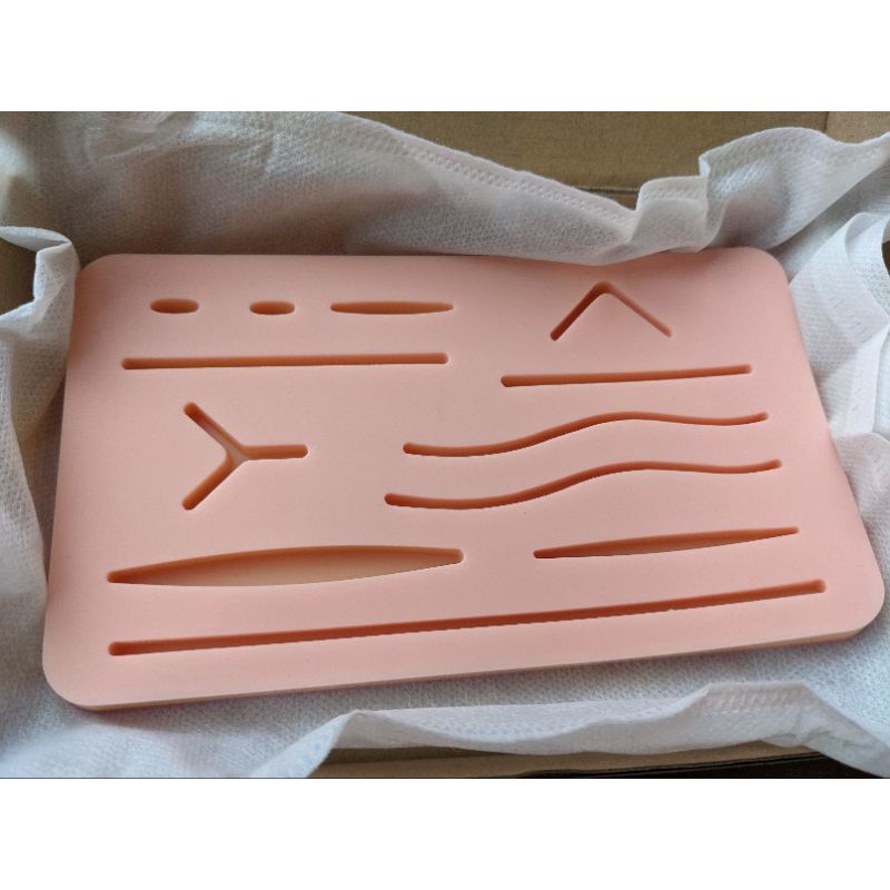 Bộ thực hành tập khâu da ,tập khâu da silicon, dùng cho sinh viên thực tập,Suture Training Kit