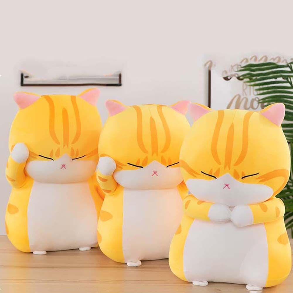 Mèo Nhồi Bông Mềm Mại Dùng Làm Quà Tặng Cho Bé