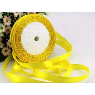 Hoả tốc 5 cuộn 22 mét ruy băng lụa thường 1cm chất mỏng