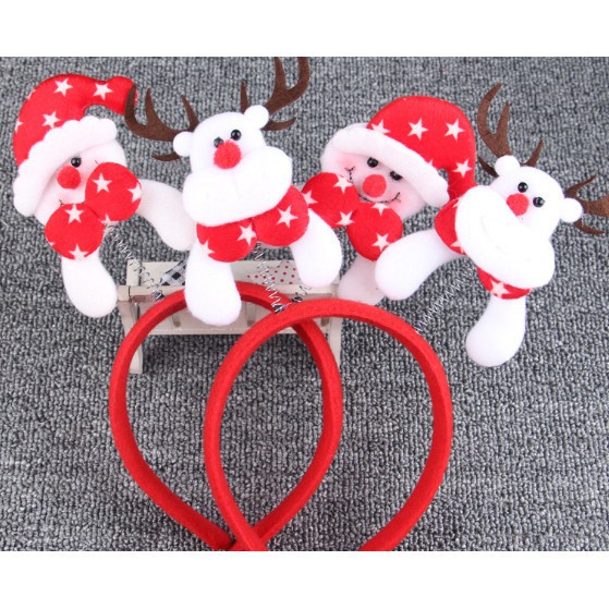 Đồ chơi Noel - Cài tóc, mắt kính, mũ nhung, băng đô Noel nhiều mẫu đáng yêu