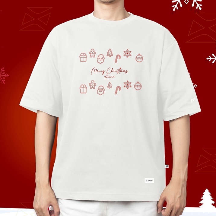 Áo thun Nam/Nữ OverSize Mini Icon cute - AUXMAX 07