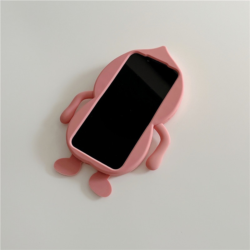 Ốp Điện Thoại Silicon Mềm Họa Tiết Hoạt Hình Dễ Thương Cho iPhone 14 13 12 11 Pro Max 14promax