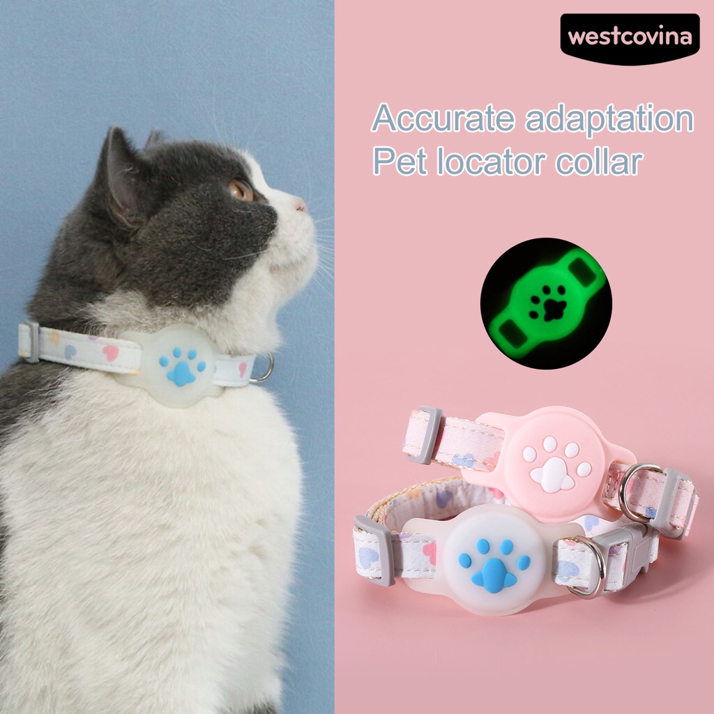 [COD]♘1 Bộ Vòng Đeo Cổ Chống Thất Lạc Bằng Silicon Có Thể Điều Chỉnh Cho Thú Cưng