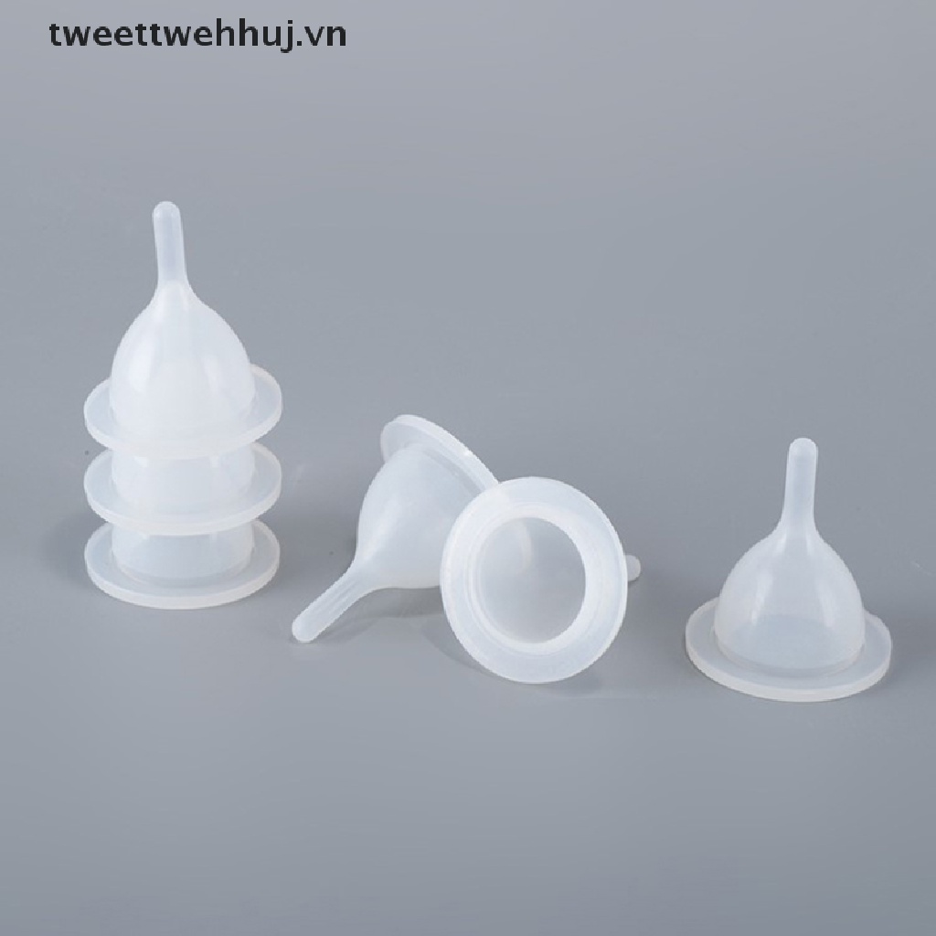 Set 10 Núm Ti Giả Mini Bằng Silicon Hình Mèo / Thỏ Thông Dụng Cho Thú Cưng Sơ Sinh