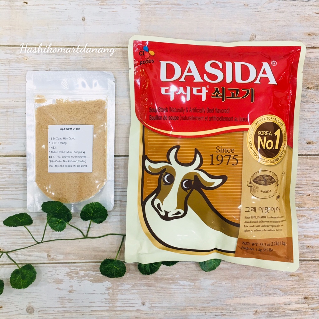 Hạt nêm vị bò Dasida 100g