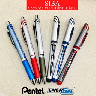 Bút ký Pentel energel  Liquid Gel Ink nét 0.5/ 0.7/ 1.0mm mực xanh/ đỏ/ đen, ruột thay thế