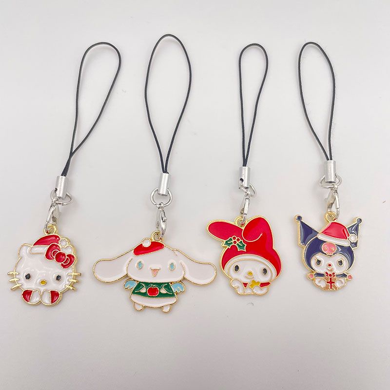 Phụ Kiện Mặt Trang Trí Điện Thoại Họa Tiết Chú Chó Cinnamon Dễ Thương