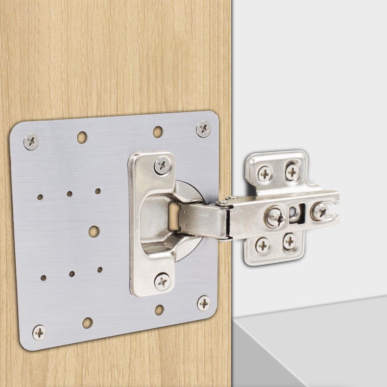 Miếng Pad sửa bản lề tủ bếp, tủ quần áo kèm 6 đinh ốc vít - Bạn có thể tự sửa bản lề tủ tại nhà không cần thuê thợ