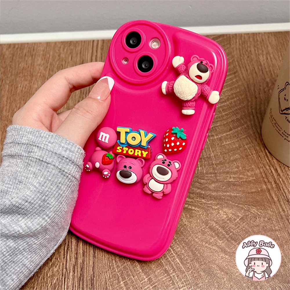 Ốp Điện Thoại Mềm Hình Gấu 3D Chống Mồ Hôi Cho IPhone 14 Pro Max 11 7Plus 13 12 11 Pro Max X XS Max XR