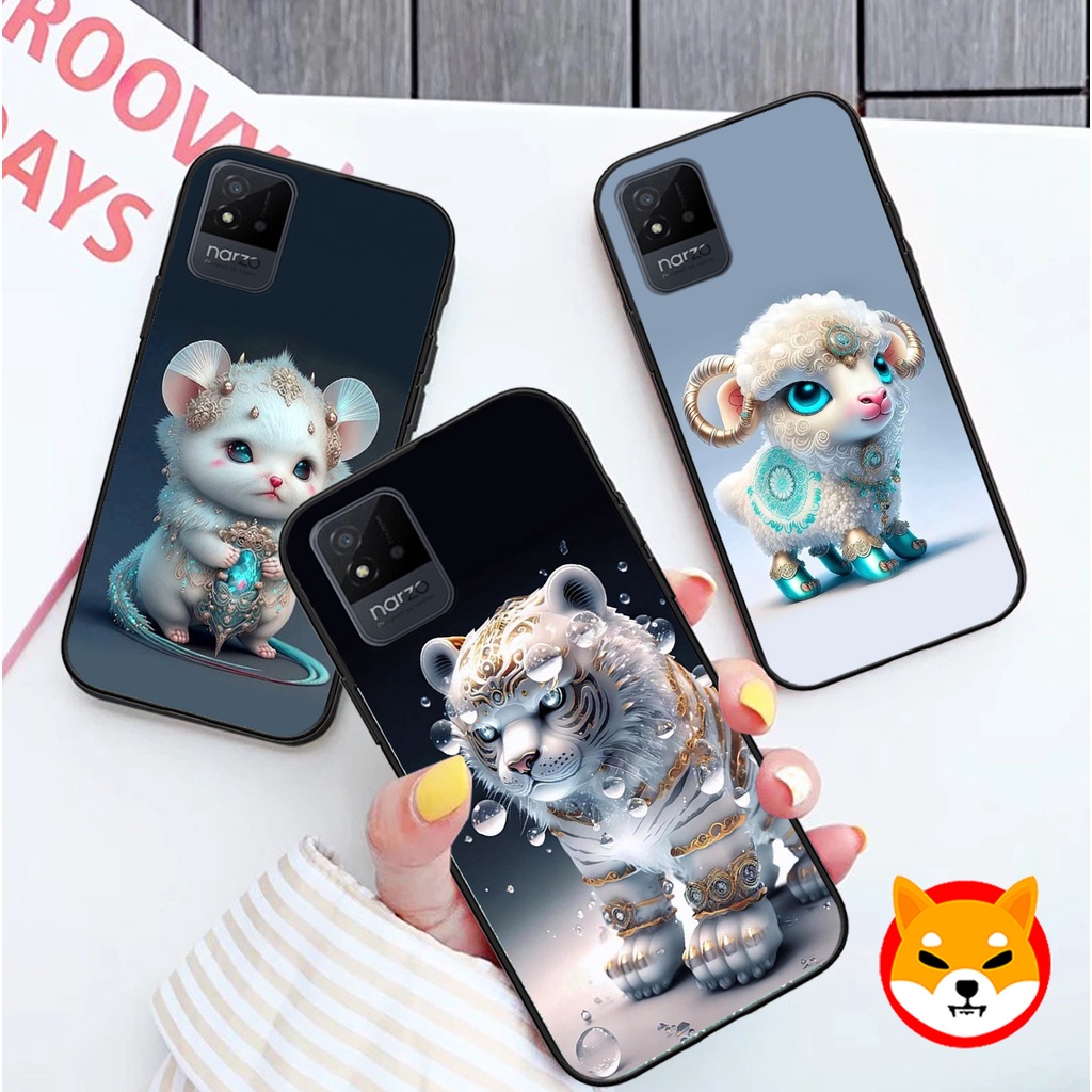 Ốp lưng Realme Narzo 50i / narzo 50a prime / norza 30a đủ bộ 12 con giáp mẫu mới siêu đẹp giá rẻ