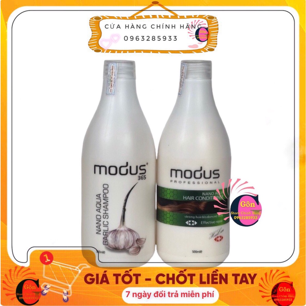 Gội Xả Modus Phục Hồi Kích Thích Mọc Tóc Tăng Cường Sức Đề Kháng Cho Tóc 500ml