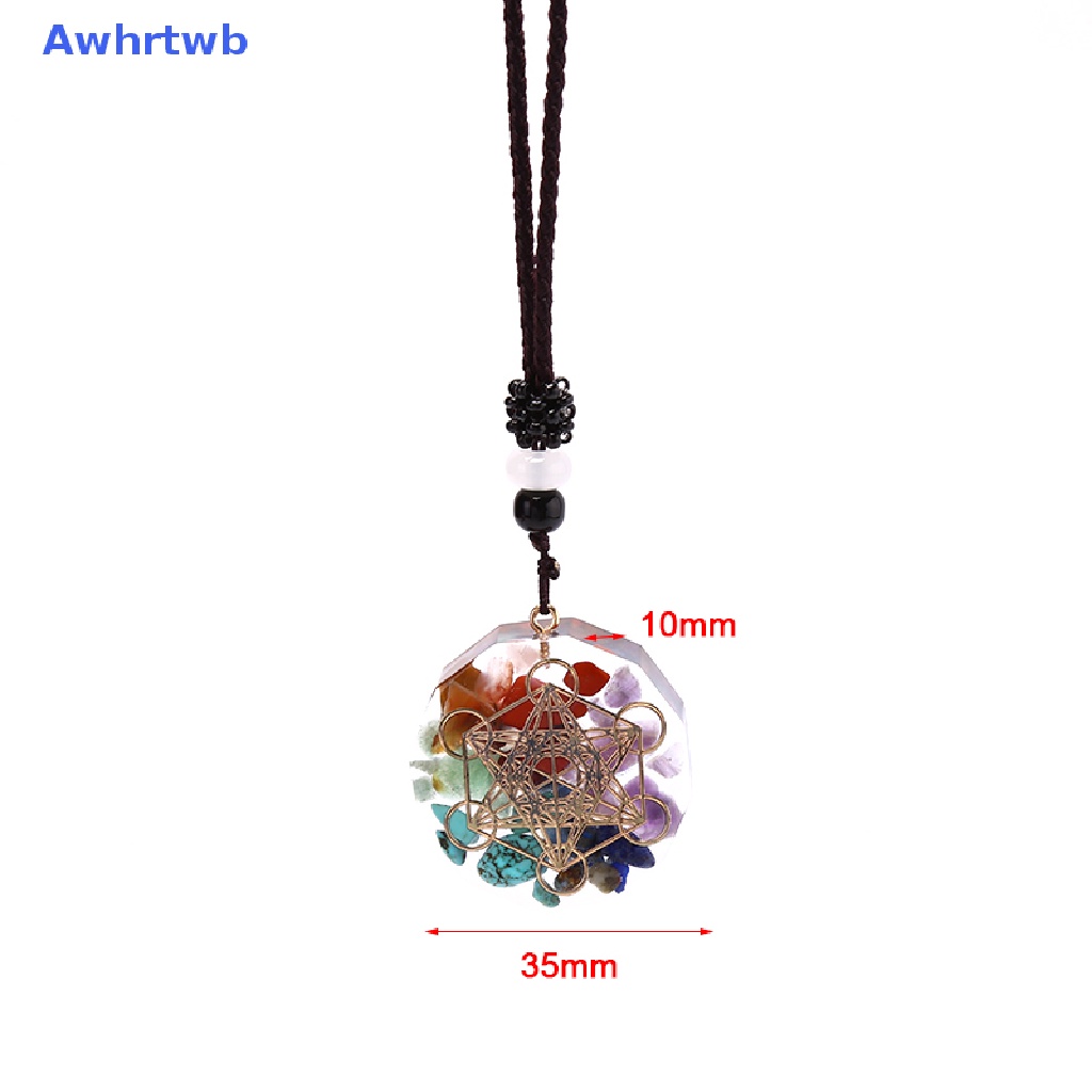 Vòng cổ Mặt Đá Chakra Chữa Bệnh Thời Trang Mới