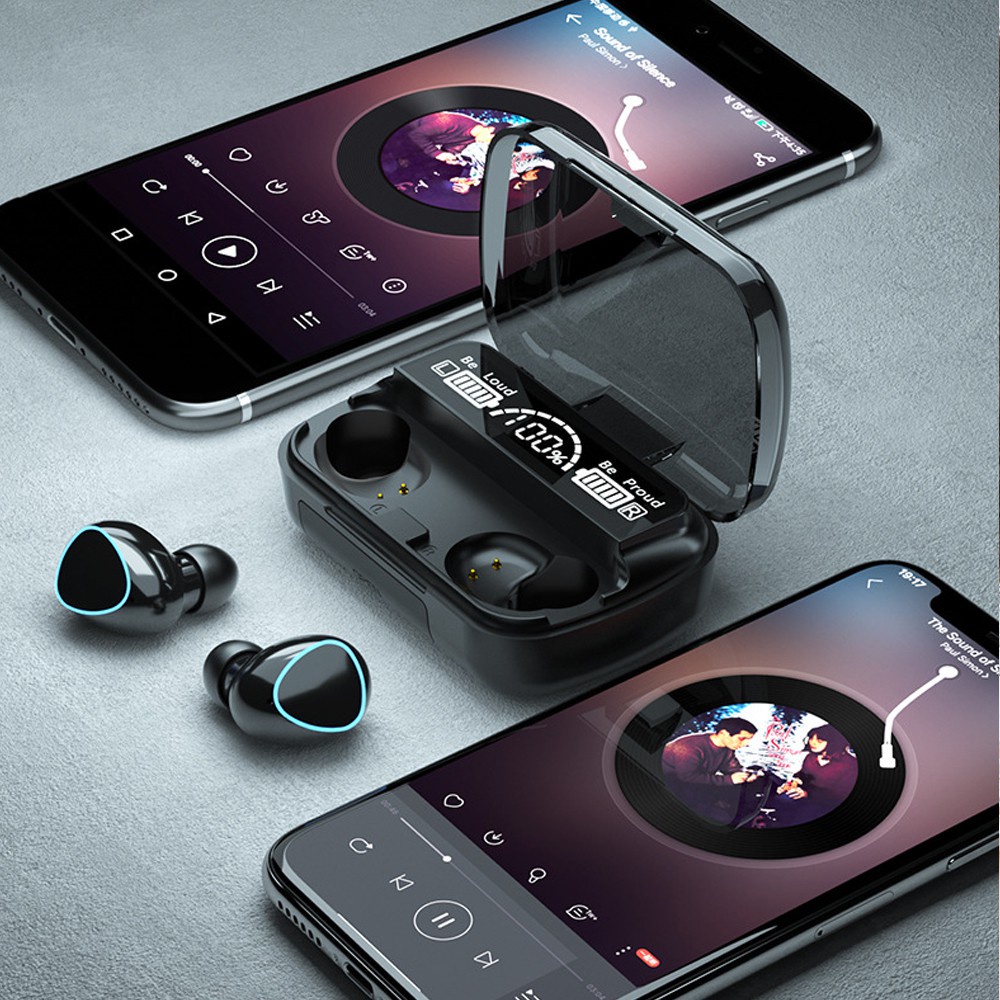 Tai Nghe Bluetooth M10 Pro, Tai Nghe Không Dây M10 Pro Phiên Bản Nâng Cấp Pin Trâu, Chạm Cảm Ứng, BH 6 Tháng