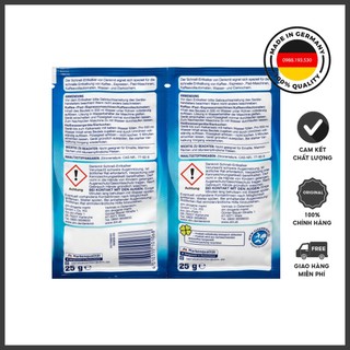 Bột tẩy cặn ấm siêu tốc, máy pha cà phê Denkmit của Đức 2x25g