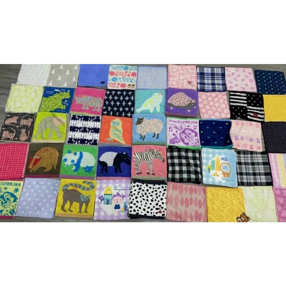 Khăn mặt xuất nhật Organic cho bé kích thước 25x25