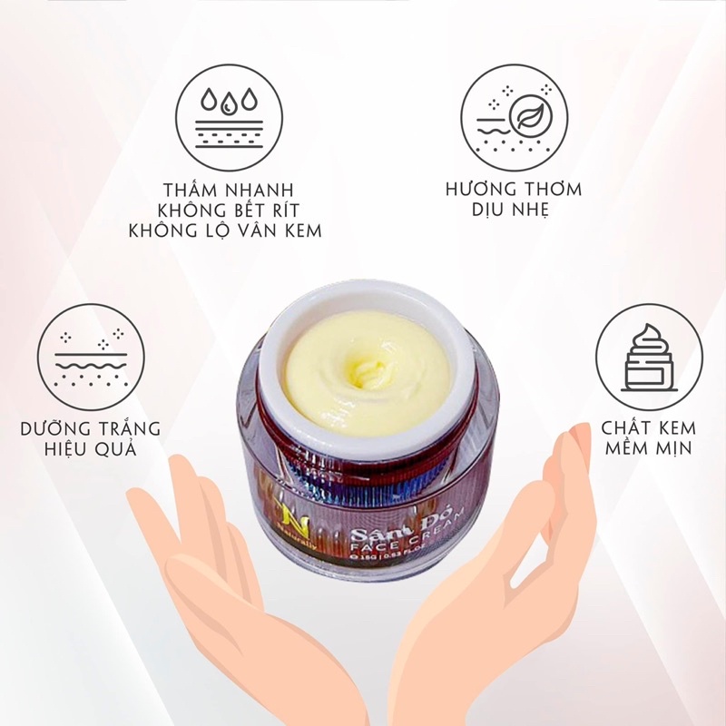 Kem Face Nám SÂM ĐỎ  Ngừa Sạm Nám, Giúp Trẻ Hoá Căng Bóng Da