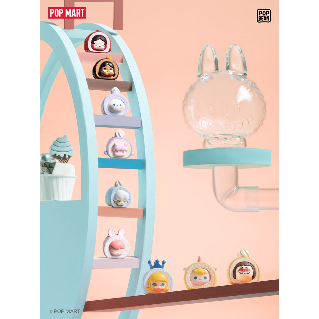 Pop bean Mô Hình Cuộn Kem Ốc Quế Nhiều Màu Dễ Thương Làm Quà Giáng Sinh Cho Bé