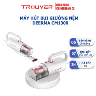 Máy hút bụi giường nệm, thảm diệt khuẩn uv deerma cm1300, lực hút mạnh mẽ 12000pa, công suất 350w