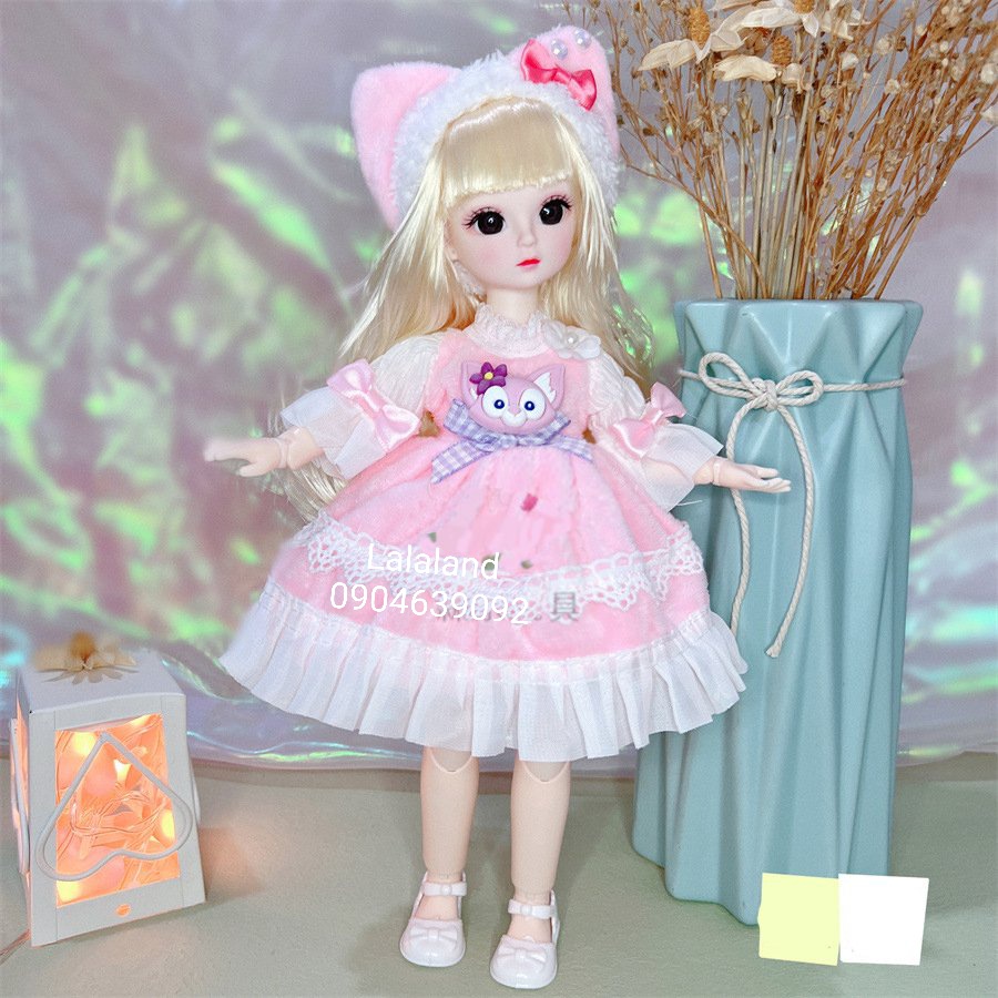 Búp bê cho bé gái cao 30cm, búp bê barbie công chúa dễ thương đồ chơi cho bé gái quà tặng sinh nhật cho bé gái