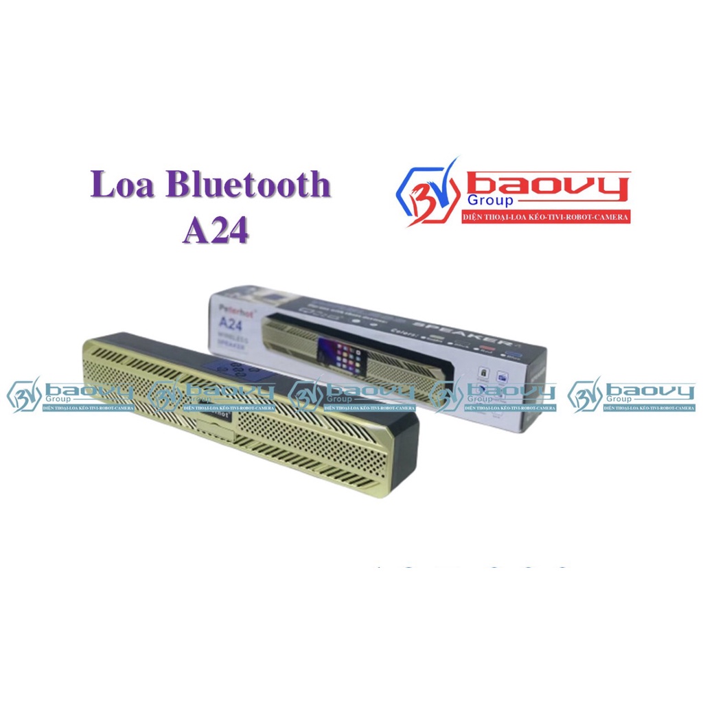 Loa Bluetooth A24 Soundbar Công Suất Lớn 10W Bass Siêu Trầm Hỗ Trợ Kết Nối Thẻ Nhớ TF USB AUX- Linkeetech