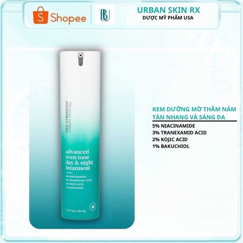 Kem Dưỡng Sáng Da Advanced Even Tone Day &Night Treatment Urban Skin Rx