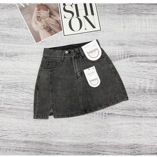 CHÂN VÁY JEAN CO GIÃN XẺ TÀ  [ TNT SHOP JEAN 60KG 90KG ]