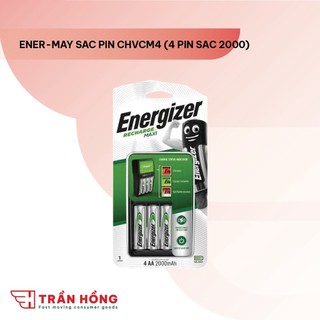 [ hàng chính hãng phân phối ] Bộ sạc Energizer Charger kèm 4 pin Ener AA 2000mAh, tự ngắt sạc