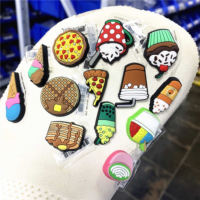 Jibbitz Crocs Phụ kiện khóa giày Dễ thương Đồ ngọt Dòng PVC Giày Badge Trang trí FZL78