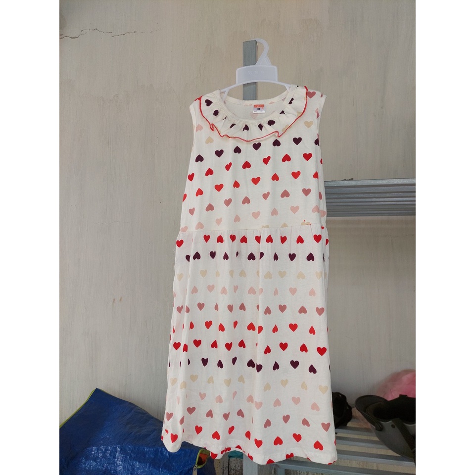 ĐẦM THUN COTTON XUẤT DƯ GIÁ RẺ CHO BÉ