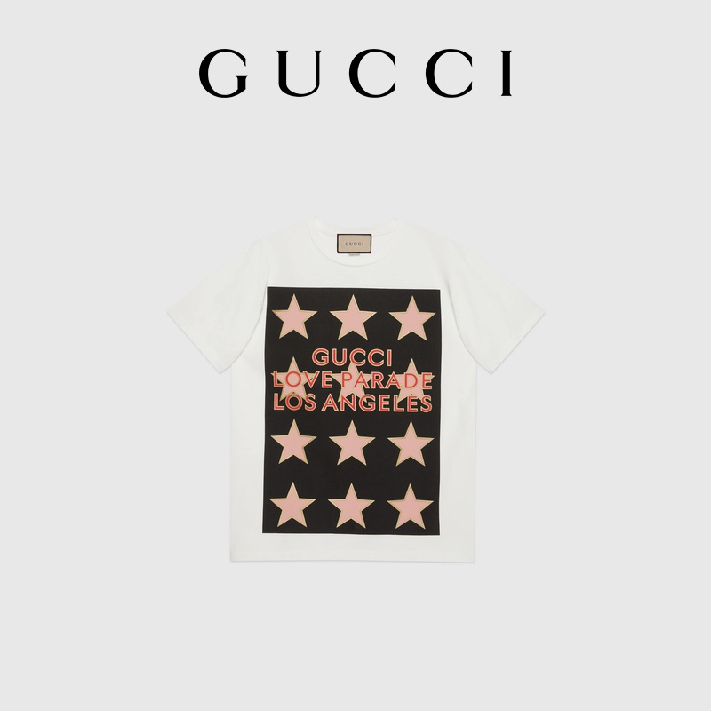 Áo Thun In Chữ GUCCI Love Paradie