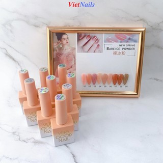 Set sơn gel very good nail 9 24 60 120 chai - sơn gel vendeeni mxbon bobo tao dung tích 15ml - kèm bảng màu sơn