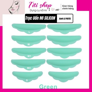 Trục uốn mi silicon 3D màu Xanh lá