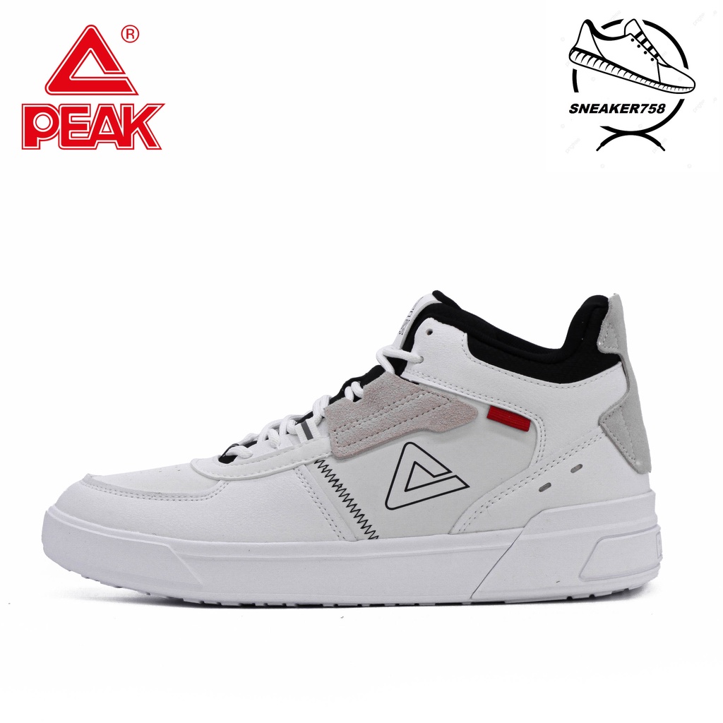 Giày thể thao Sneaker PEAK E14611B Trắng đen