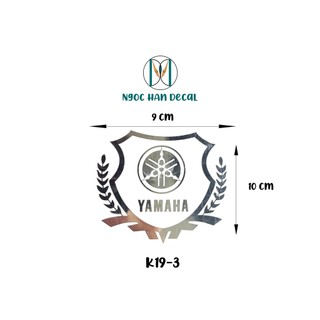 Tem Nổi Logo Yamaha Siêu Đẹp