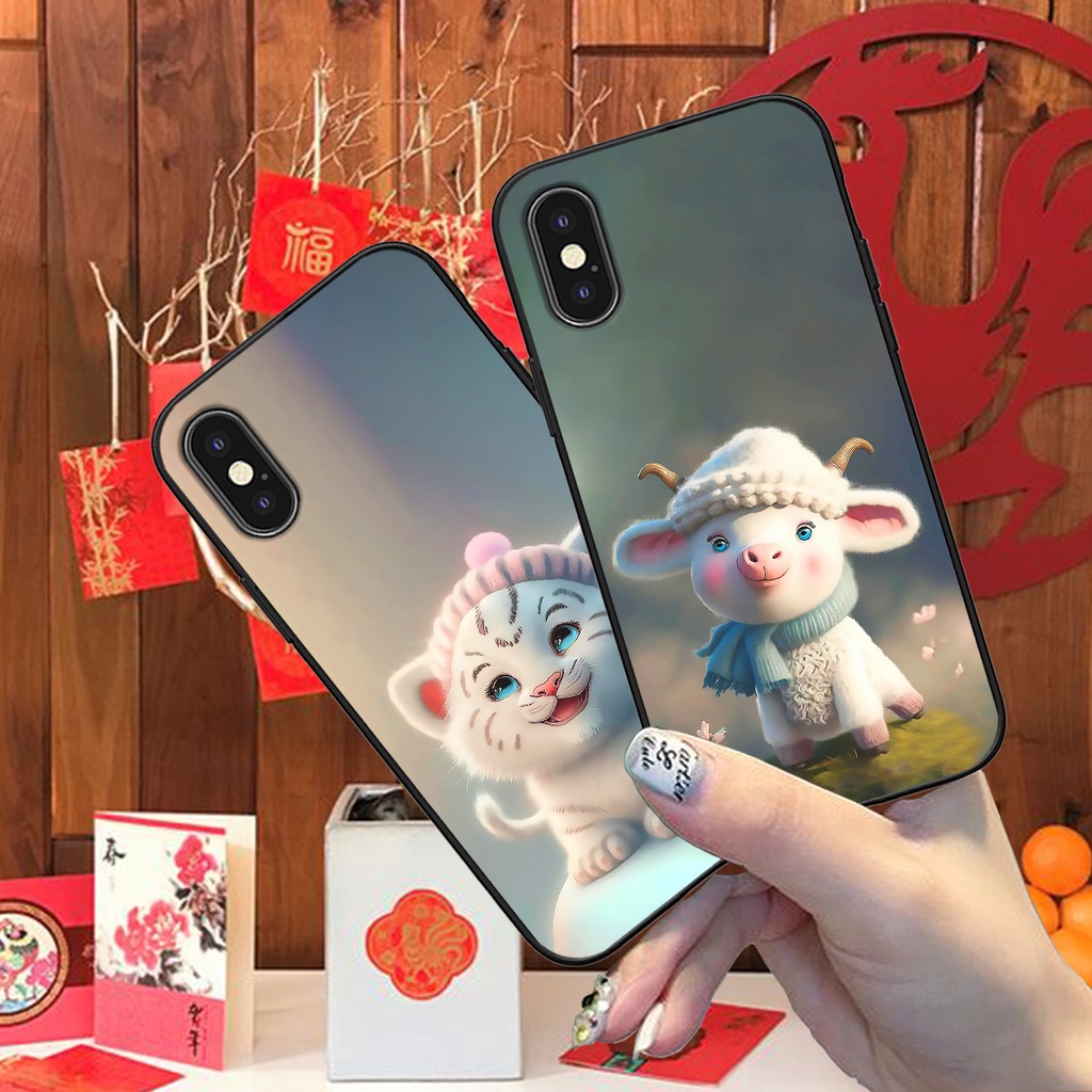 Ốp lưng Iphone X / Xs / Xs max / Xr đủ 12 con giáp mẫu cute siêu đáng yêu