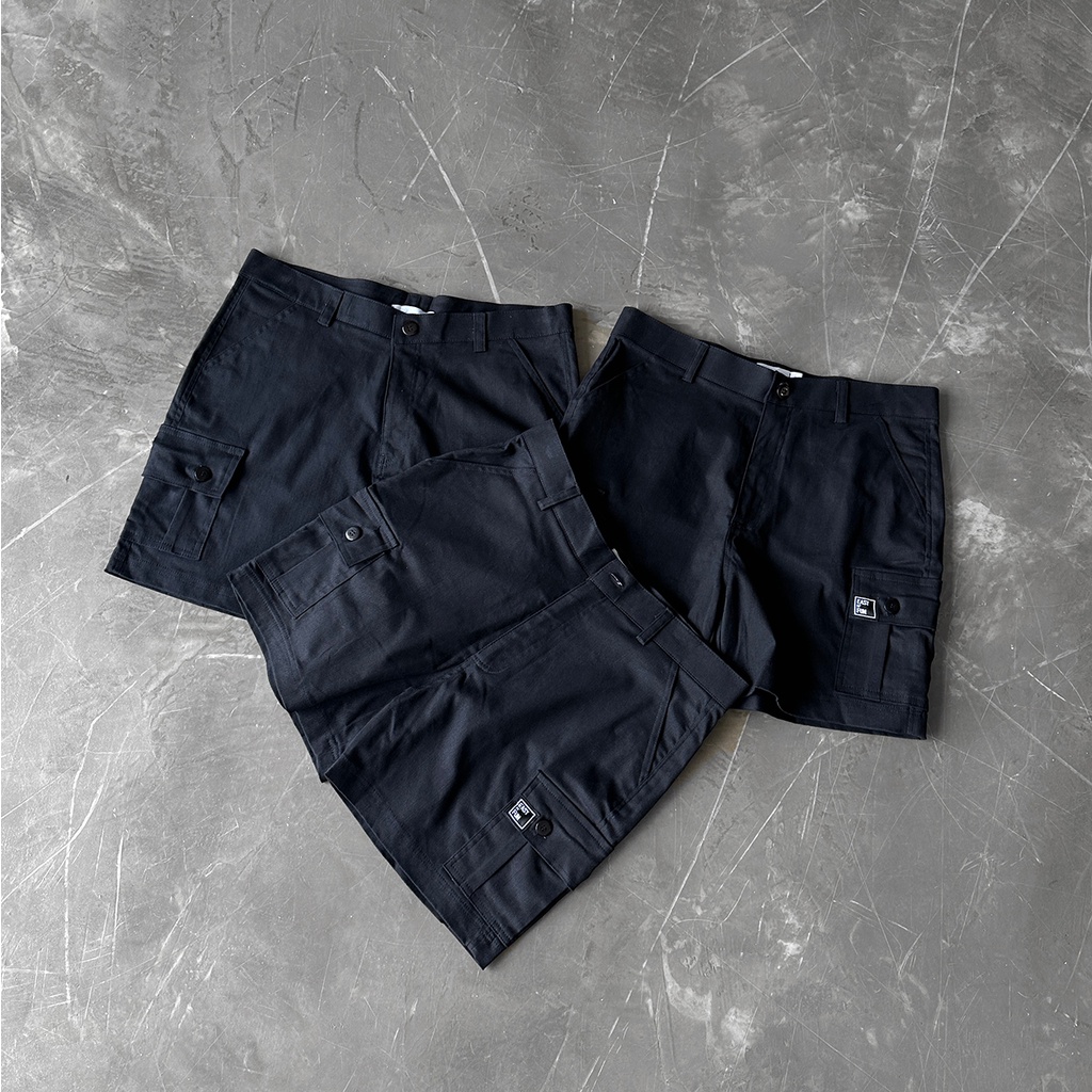 Quần short kaki túi hộp unisex nam nữ V2 cargo short