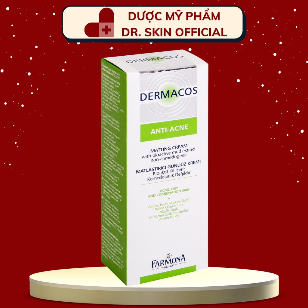 Sữa Rửa Mặt Ngừa Mụn Dermacos Farmona Anti Acne Deep Cleansing Gel