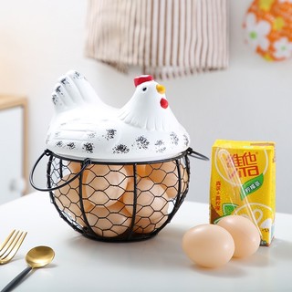 (HÀNG CÓ SẴN) Giỏ Gà Đựng Trứng Thiết Kế Độc Đáo(giỏ có hình chú gà)