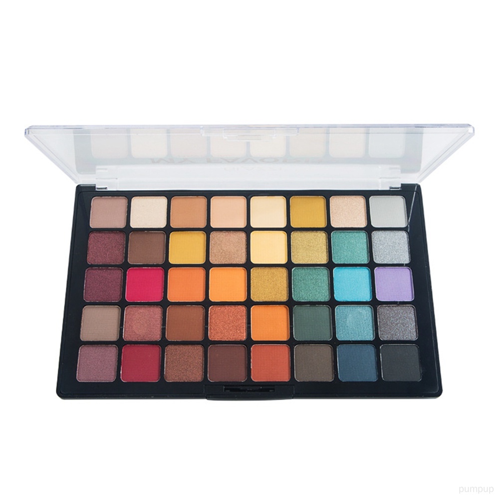 Bảng Phấn Mắt 40 Màu Lì Và Ánh Nhũ Kết Hợp Trang Điểm Kháng Nước Và Lâu Trôi