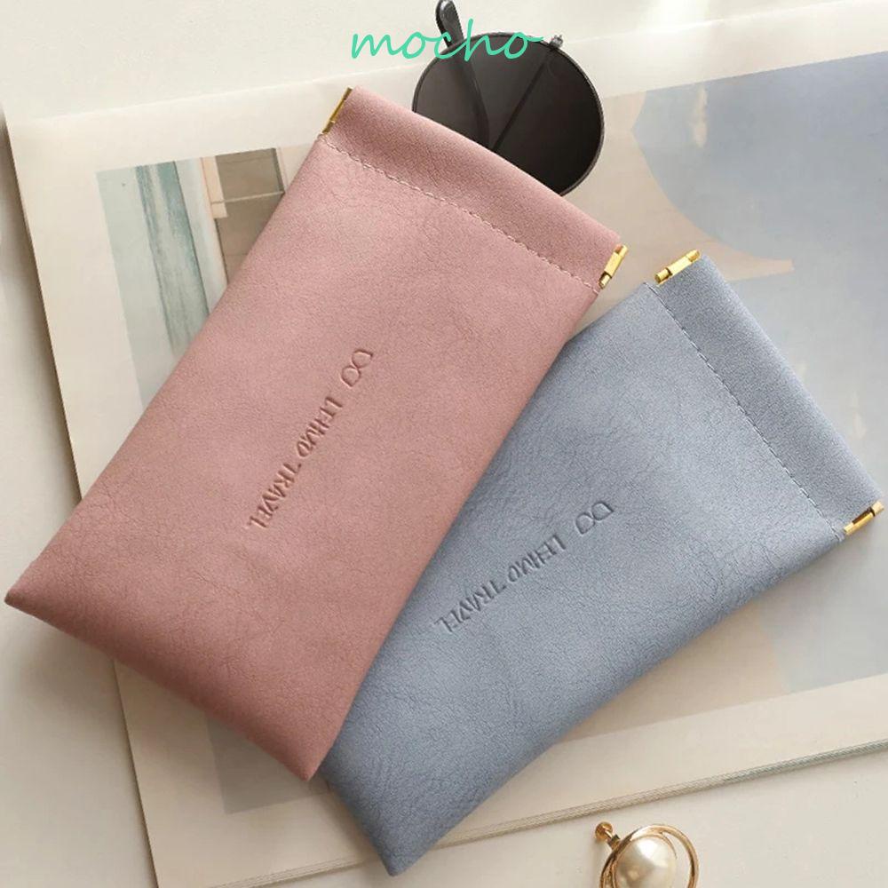 Hộp Đựng Mắt Kính Bằng Da PU In Chữ Đơn Giản