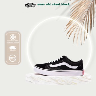 Giày [Chính Hãng] Vans Old Skool Black White