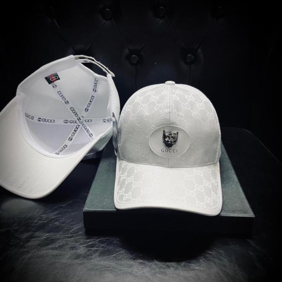 (Hàng VNXK) Mũ lưỡi trai, nón kết nam nữ GUCCI SÓI TRẰNG WOLF thời trang cực chất hàng hiệu NEW2021 (Ảnh thật) - GC034