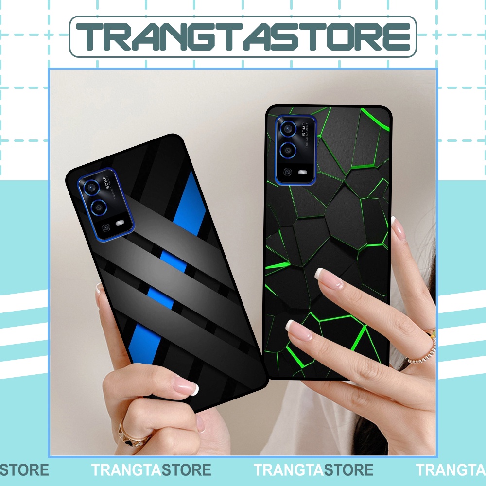 Ốp Oppo A55 in họa tiết sáng tối huyền ảo