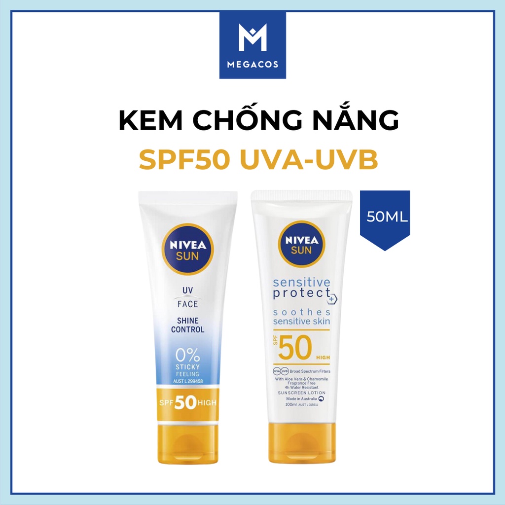 50ml Kem chống nắng NIVEA shine control non-sticky