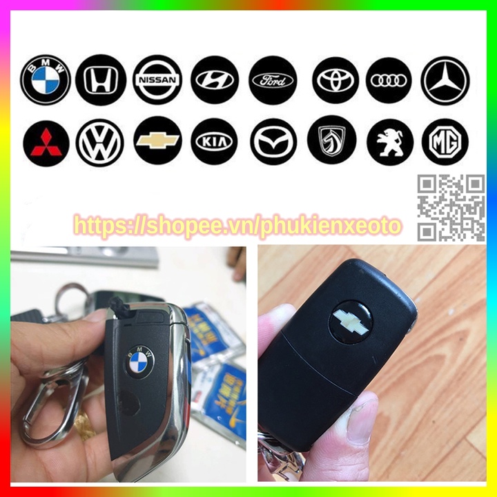 Logo dán xe ô tô, tem dán chìa khóa xe ô tô các hãng xe Toyota, Ford, Kia, Hyundai, Mazda, Mitsubishi, Suzuki, Bmw | BigBuy360 - bigbuy360.vn