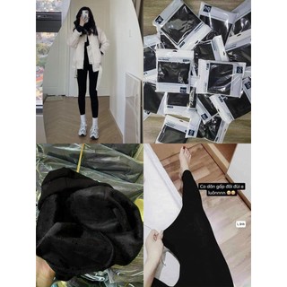Quần legging lót lông, quần nỉ lót lông QLotlongGu