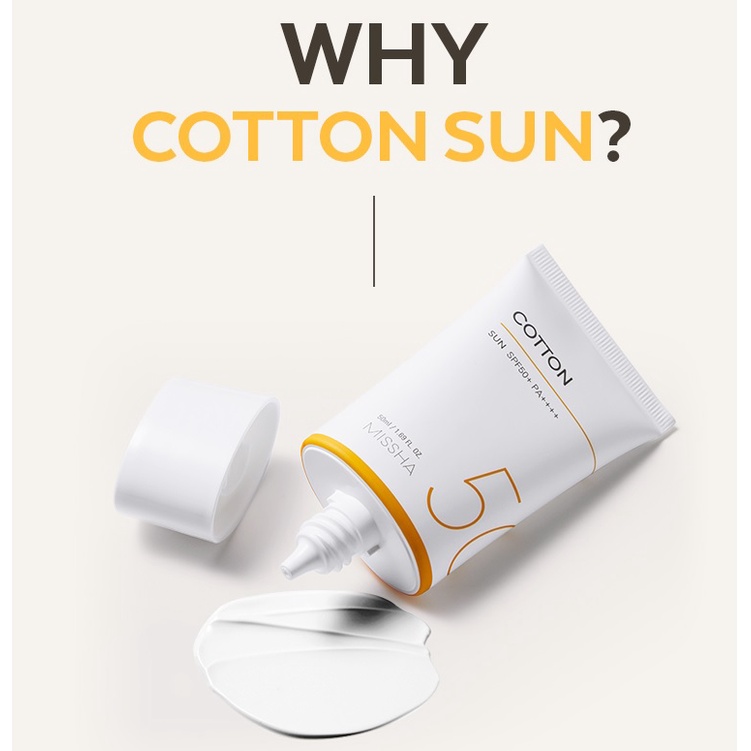 Kem Chống Nắng Hằng Ngày Missha All Around Safe Block Cotton Sun SPF50+/PA++++++ 50ml