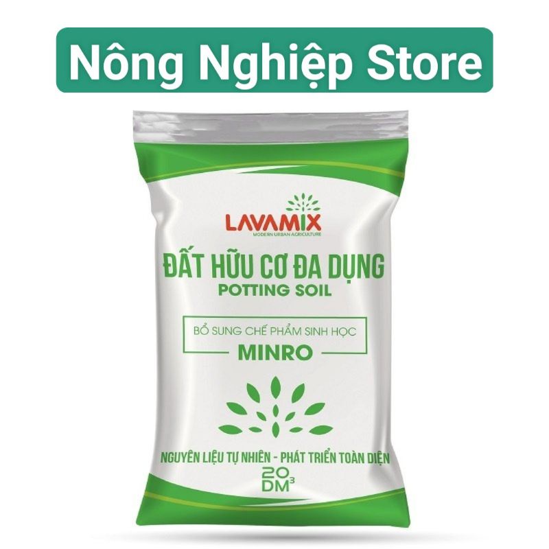 Đất Hữu Cơ Đa Dụng Potting Soil Gói 20dm3, khoảng 9.5kg Chuyên Trồng Rau Sạch, Hoa, Cây Kiểng